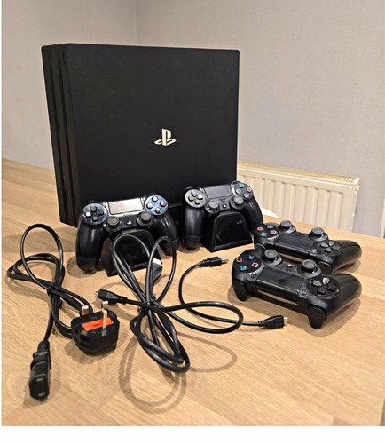 Sony playstation pro black - playstation, 4