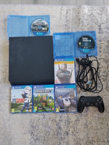 Play station pro 1tb with - 4,